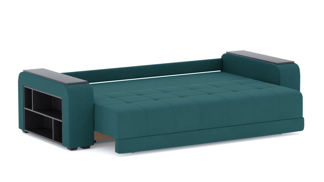 Диваны еврокнижки, Диван-кровать Дубай Лайт еврокнижка, велюр