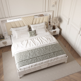 Кровать двуспальная Савелья 180х200 см кашемир