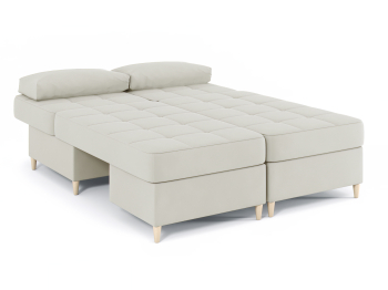 Диван-кровать угловой Оливер 2 еврокнижка-трансформер, велюр