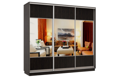 Шкаф-купе Премьер Лайт 55 (05;05;05) трехдверный