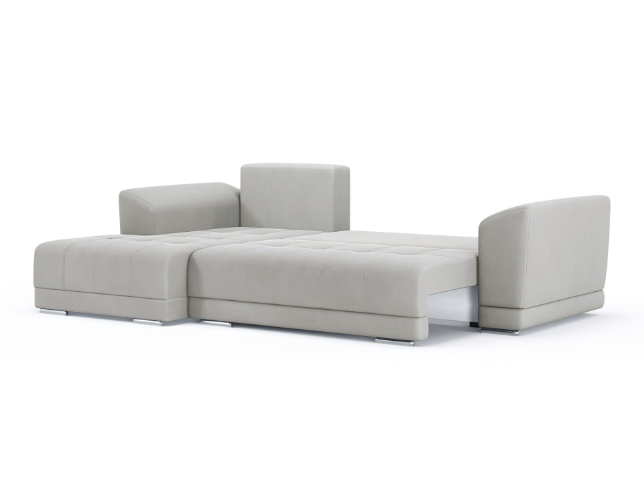 Диваны угловые в гостиную, Диван-кровать угловой Рентон еврокнижка, велюр