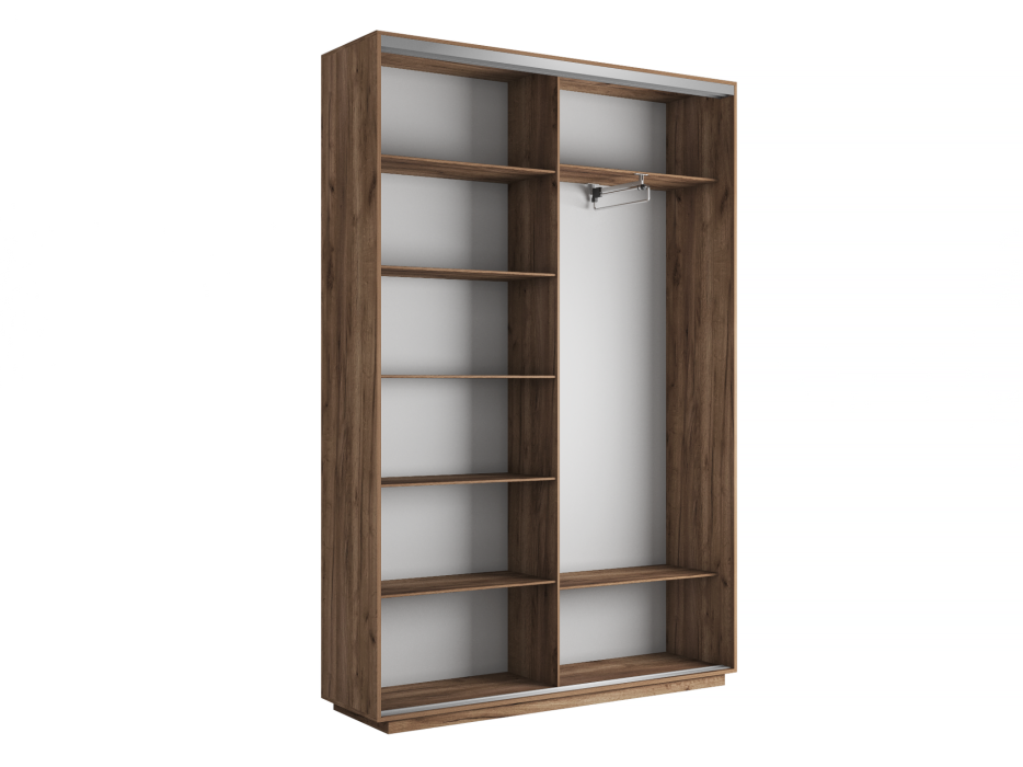 Шкафы-купе 2-х дверные, Шкаф-купе Экспресс Элемент дуо 2200 x 1600 x 450