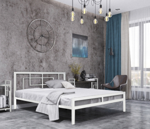 Кровать в стиле лофт Кантерано low 1.6