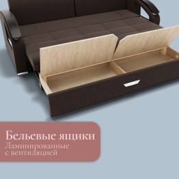 Прямой диван Дубай-1 ППУ, велюр