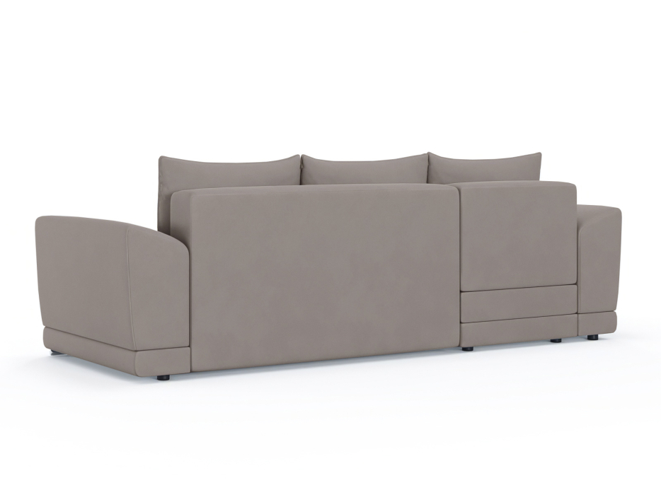 Диваны угловые в гостиную, Диван-кровать угловой Рентон еврокнижка, велюр