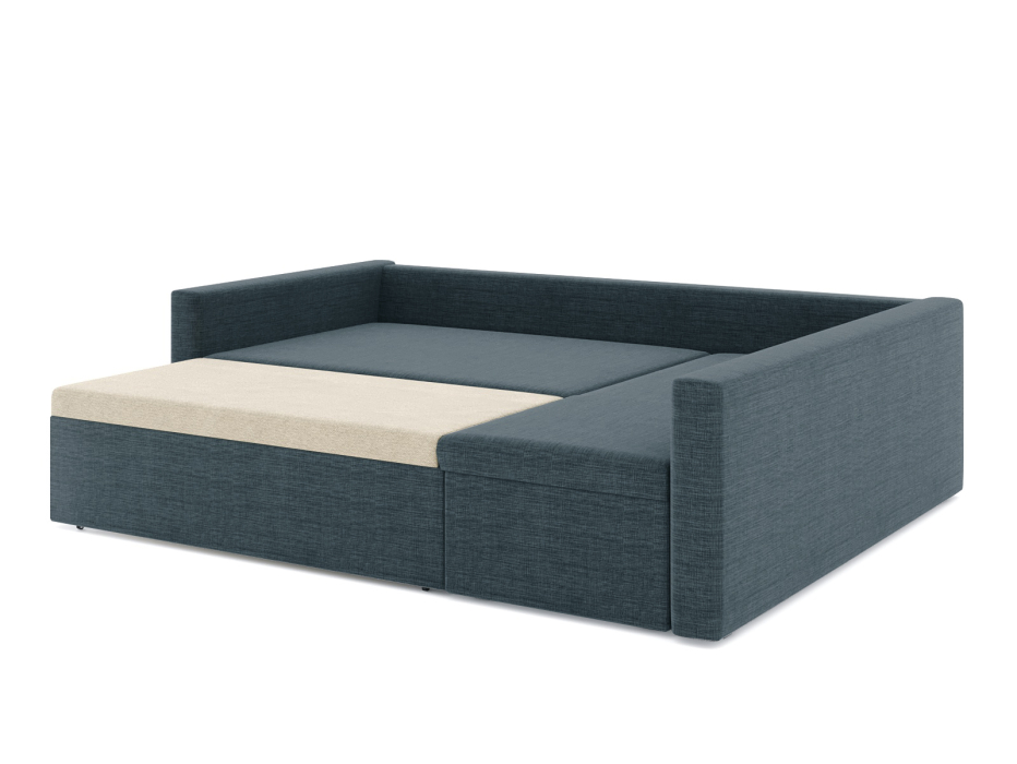 Диваны угловые в гостиную, Диван-кровать угловой Мансберг дельфин, рогожка Люкс