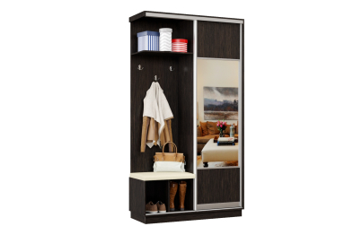 Прихожая Премьер 04 Лайт 05 Левая Мягкая