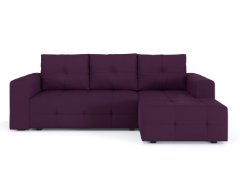 Диван-кровать угловой Прадо, еврокнижка, велюр