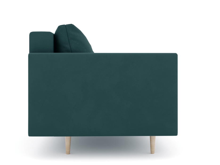 Диваны прямые кухонные, Диван прямой нераскладной Милли мини 2-х  местный с подлокотниками, велюр