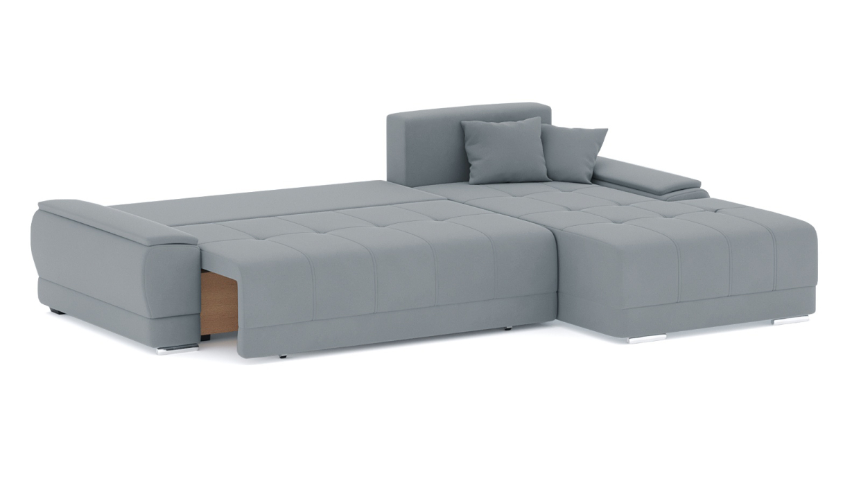 Гостиная, Диван-кровать угловой Нордвикс ПБ, велюр