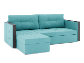 Диван-кровать угловой Даймонд дельфин, велюр