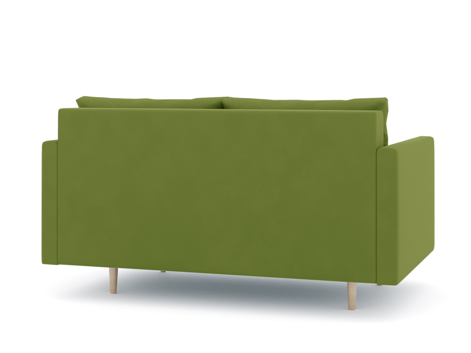 Диваны прямые кухонные, Диван прямой нераскладной Милли мини 2-х  местный с подлокотниками, велюр