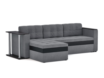 Диван-кровать угловой Атланта со столом дельфин, рогожка