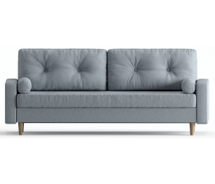 Диван-кровать Belfast, независимый пружинный блок, рогожка