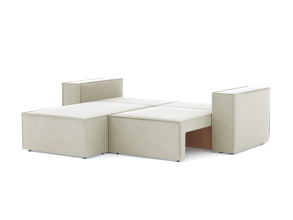 Диваны угловые в гостиную, Диван-кровать угловой Лофт, велюр