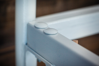 Кованая кровать Венеция 1.4 с двумя спинками