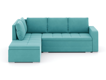 Диван-кровать угловой еврокнижка Бромен, рогожка