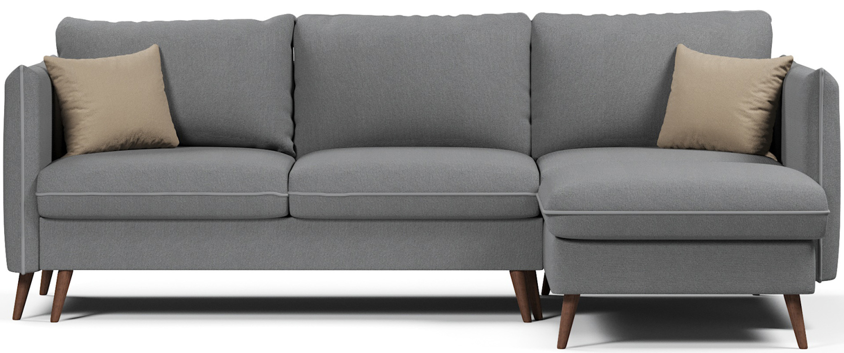 Диваны угловые, Диван угловой Пекин еврокнижка, велюр