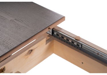 Стол деревянный Бевье орех темный/орех