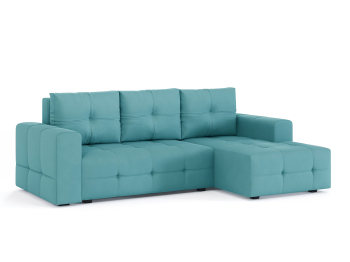 Диван-кровать угловой Прадо, еврокнижка, велюр