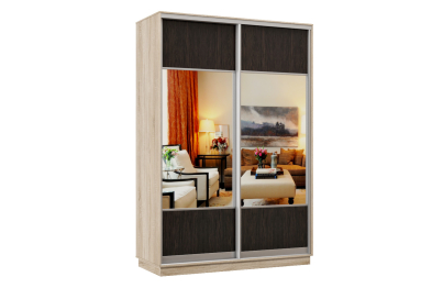 Шкаф-купе Премьер Лайт 01 (05;05) двухдверный