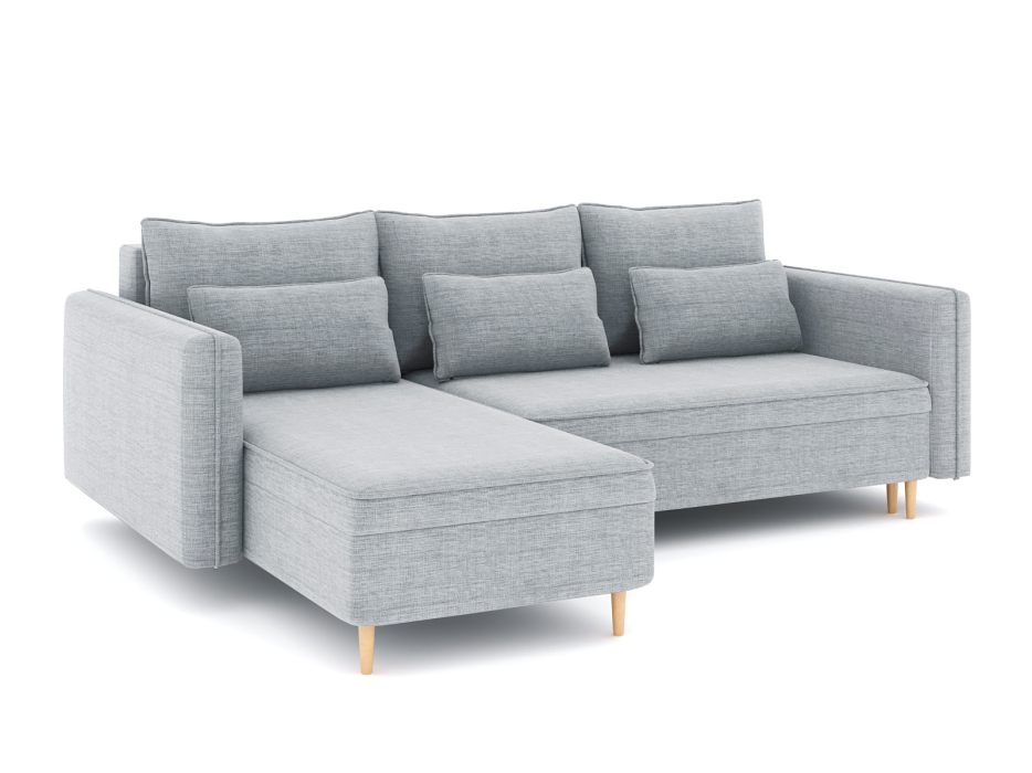 Диваны угловые в гостиную, Диван-кровать угловой Рон еврокнижка-пантограф, рогожка Люкс