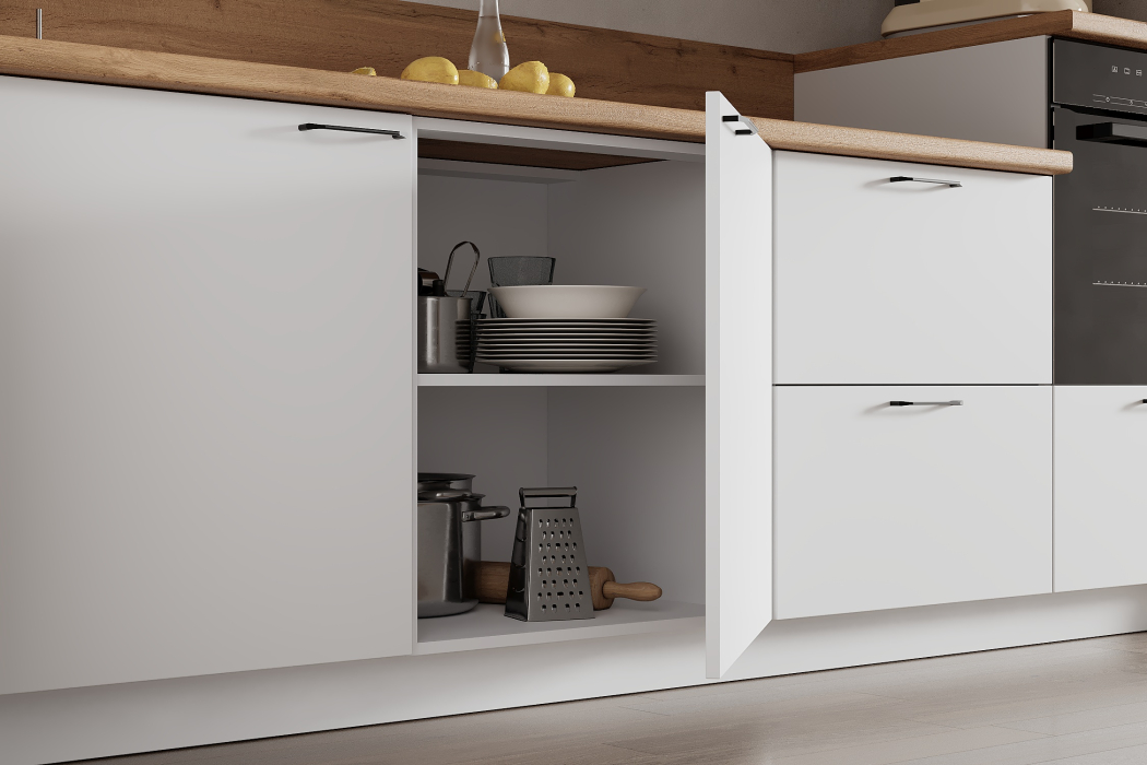 Кухонные гарнитуры, Кухонный гарнитур Угловой 1500*2250 (без пм) Эмаль,   Лизет РМ в.4