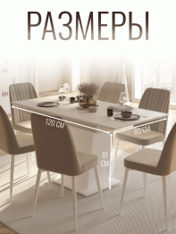 Стол Валенсия не раскладной (1200х800х810)