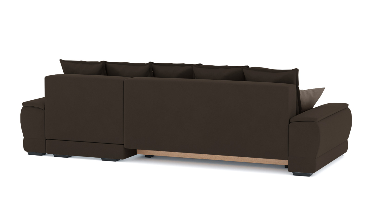 Гостиная, Диван-кровать угловой Нордвикс ПБ, велюр