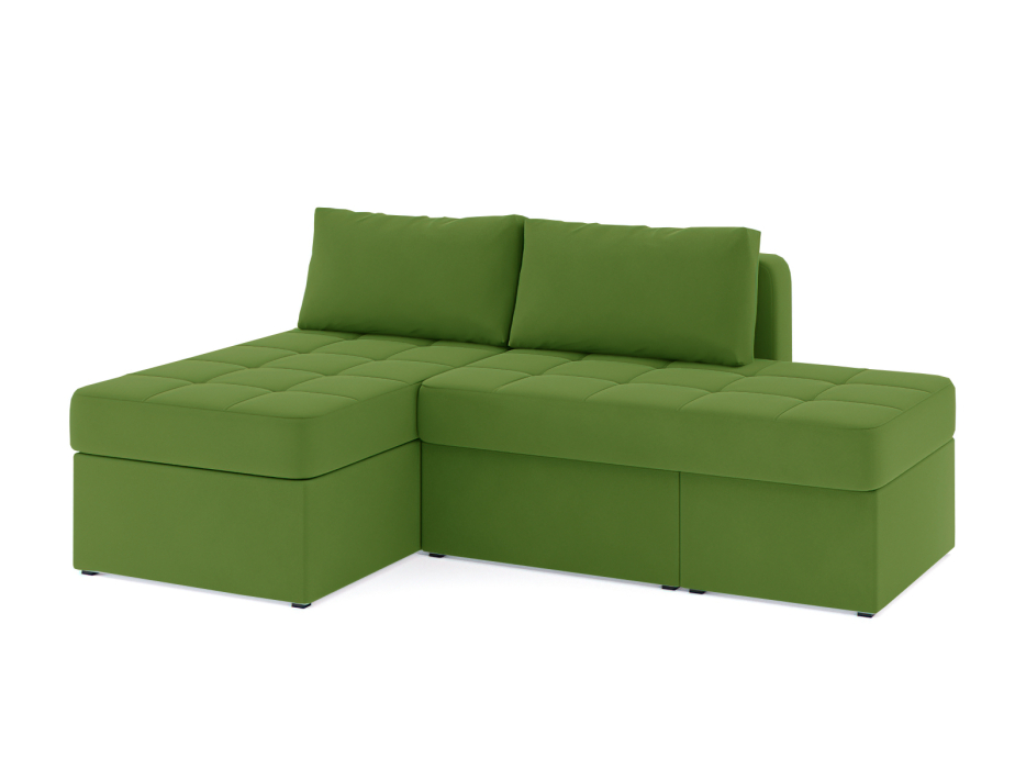 Диваны угловые в гостиную, Диван-кровать угловой Оливер еврокнижка-трансформер, велюр