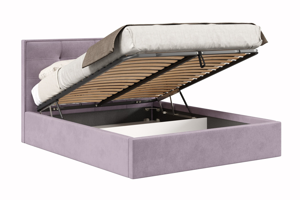 Мягкая кровать, Кровать Римини 1600 с подъёмным механизмом