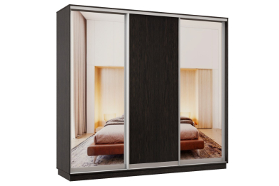 Шкаф-купе Премьер Лайт 60 (01;02;01) трехдверный