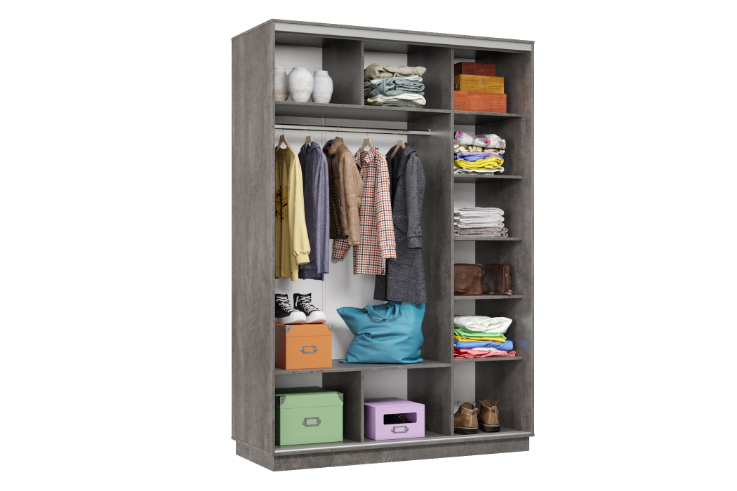 Шкафы-купе, Шкаф-купе Премьер Лайт 10 (11;11) двухдверный