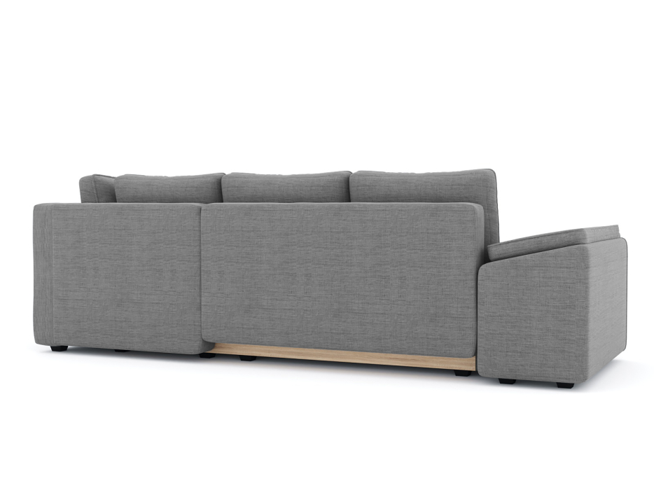 Диваны угловые в гостиную, Диван-кровать угловой Хавьер  ПБ еврокнижка, рогожка Люкс