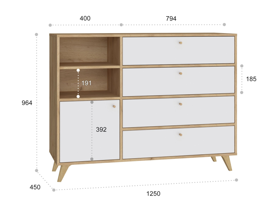 Комоды, Комод Ирма ИР-12