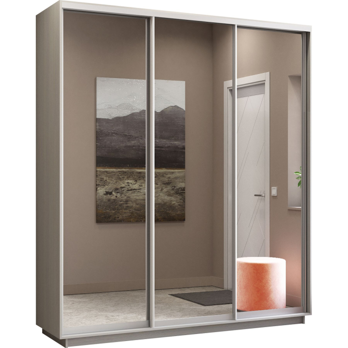 Шкафы-купе 3-х дверные, Шкаф-купе Экспресс Экспенс трио 2400 x 2100 x 450