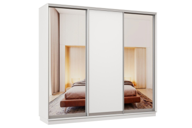 Шкаф-купе Премьер Лайт 57 (01;02;01) трехдверный