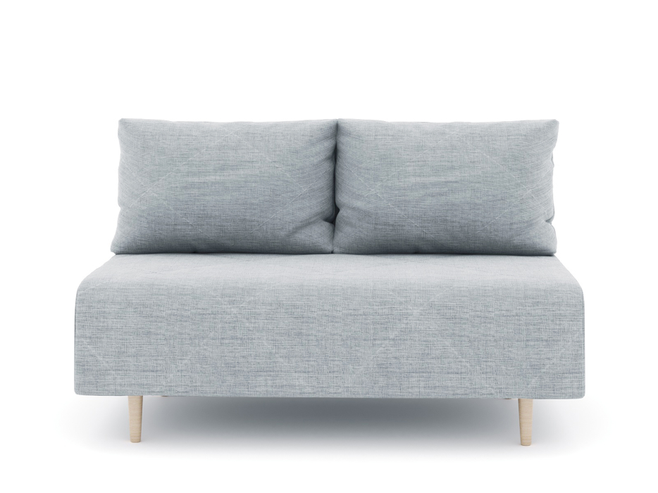 Дизайнерские диваны для гостиной, Диван прямой нераскладной Милли мини 2-х  местный без подлокотников, рогожка Люкс