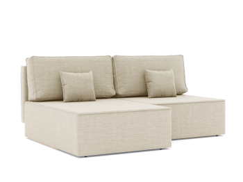 Диван-кровать угловой еврокнижка Блюм Некст, рогожка Люкс