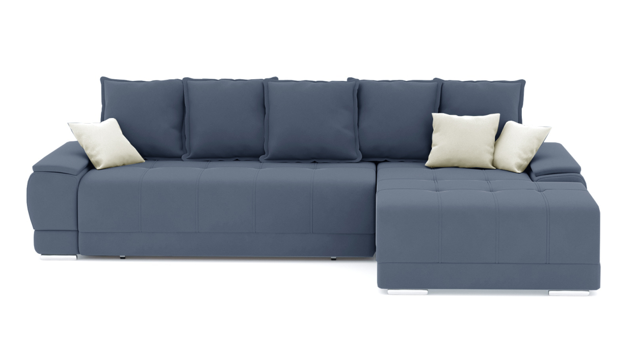 Гостиная, Диван-кровать угловой Нордвикс ПБ, велюр