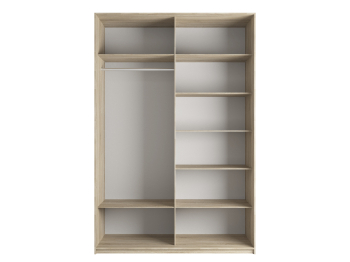 Шкаф-купе Эста 2-х дверный ДСП/Стекла фисташка/Доводчик 200х66х240