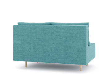 Диван прямой нераскладной Милли мини 2-х  местный без подлокотников, рогожка