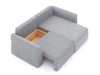 Диван-кровать угловой Рафаэль еврокнижка НПБ, рогожка