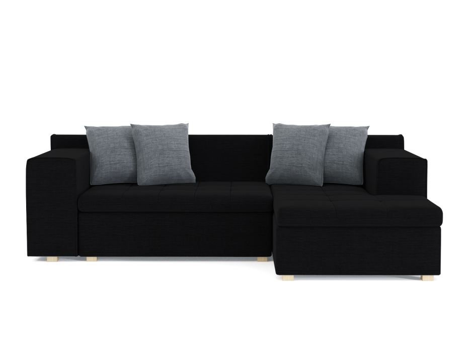 Диваны угловые в гостиную, Диван угловой Чикаго без механизма, рогожка