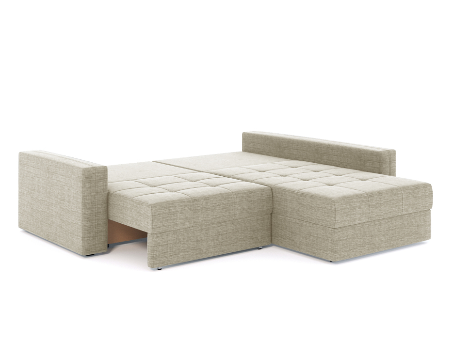 Диваны угловые в гостиную, Диван-кровать угловой Брест 2 секции еврокнижка, рогожка