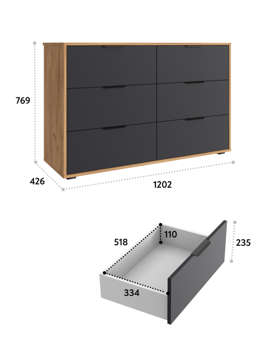 Комоды, Комод Оптима ОП-15