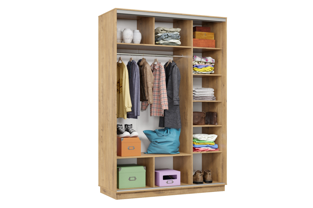 Шкафы-купе, Шкаф-купе Премьер Лайт 10 (08;11) двухдверный