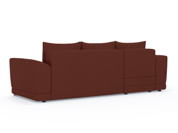 Диван-кровать угловой Рентон еврокнижка, велюр