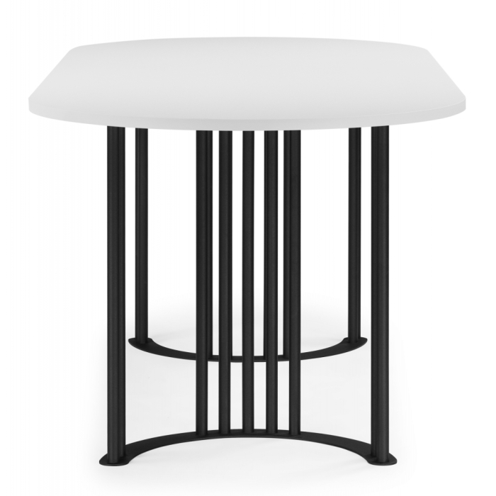 Обеденные столы, Стол Хьюго О 200 х 90 (черные ноги)