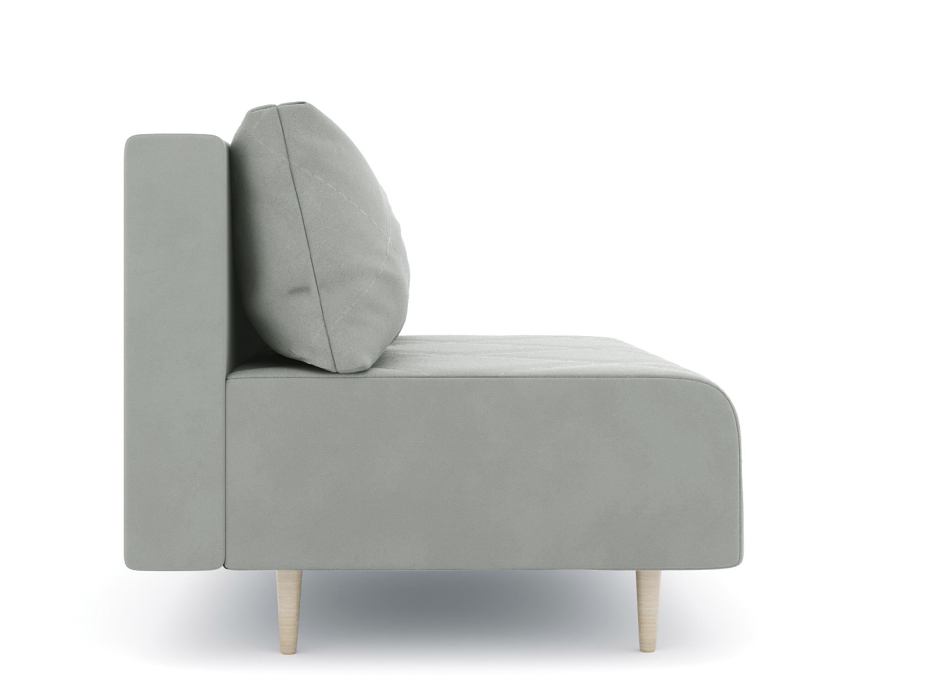 Дизайнерские диваны для гостиной, Диван прямой нераскладной Милли мини 2-х  местный без подлокотников, велюр